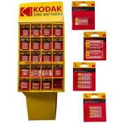Wholesale - KODAK EXTRA HEAVY DUTY ASST BATTERIES C/P 186